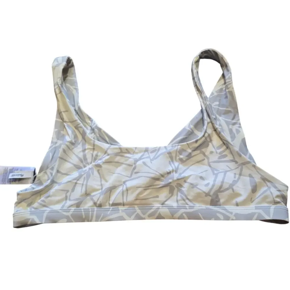 Madewell reversible bikini top abstract flora medium